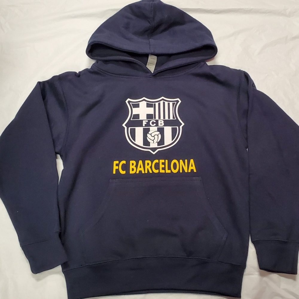 New Barcelona Navy Soccer Hoodie MESSI Hoodie